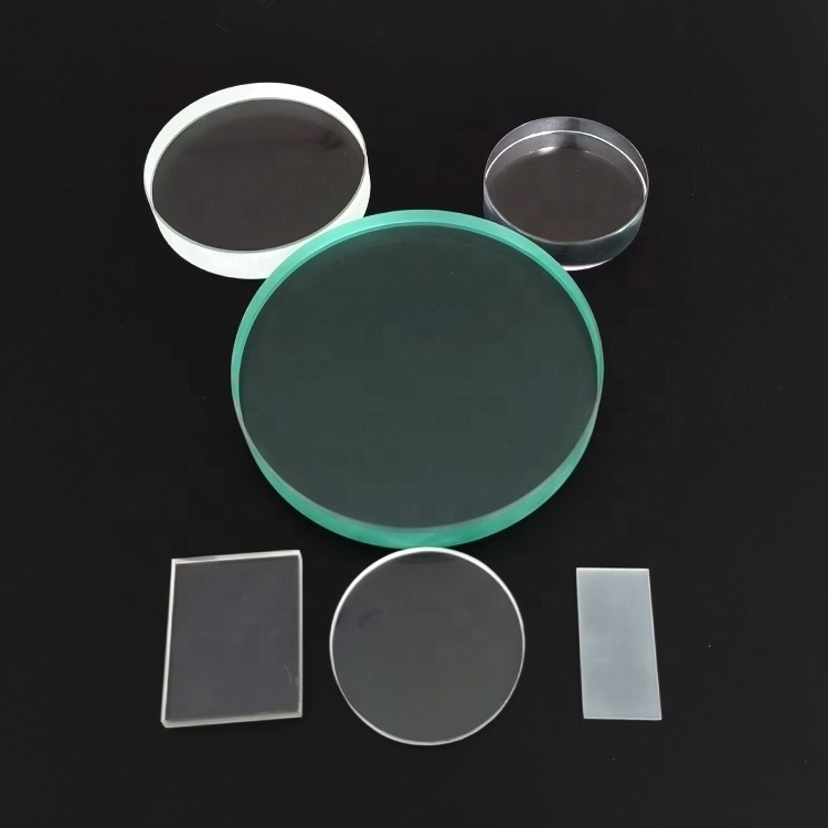 High Purity Clear Quartz Disc Transparent Quartz Sight Glass Sheet Round Quartz Water Sight Glass Disc/Sheet