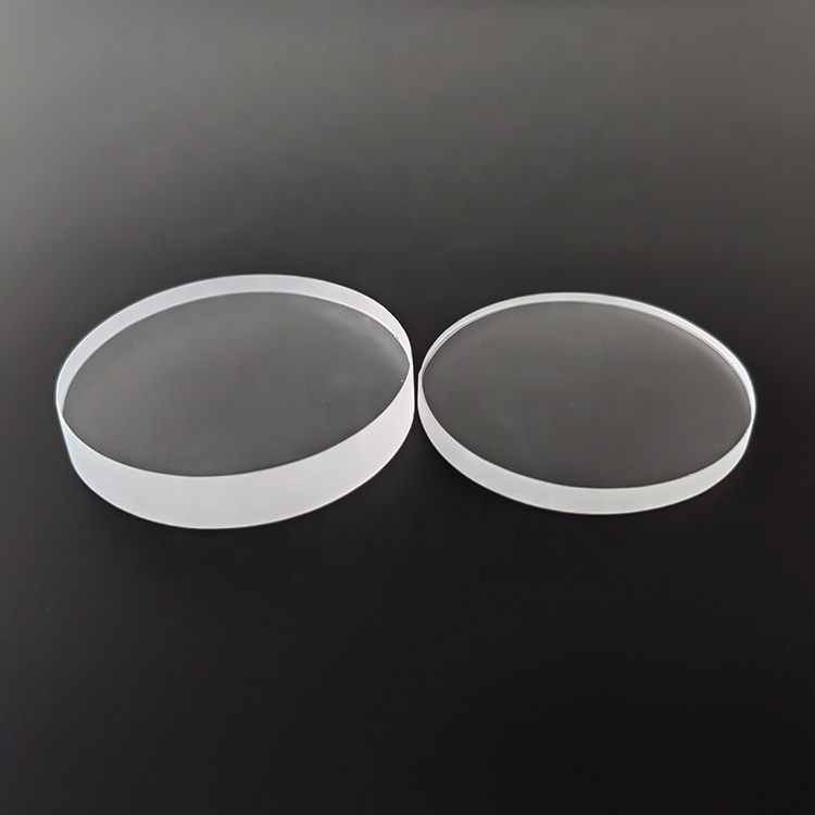 Customized Tempered Borosilicate 3.3 Round Sight Glass Plate Opaque Toughened Telescope Mirror Blanks Borosilicate Glass