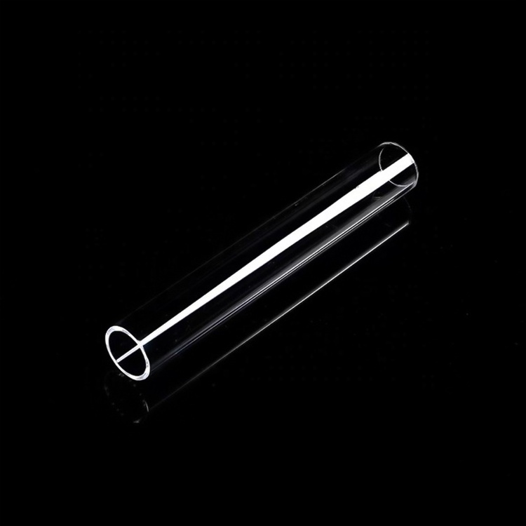 Clear Round Fused Silica Glass Tube Large Diameter Clear Quartz Glass Tube Borosilicate Clear Glass Bubble Pipe