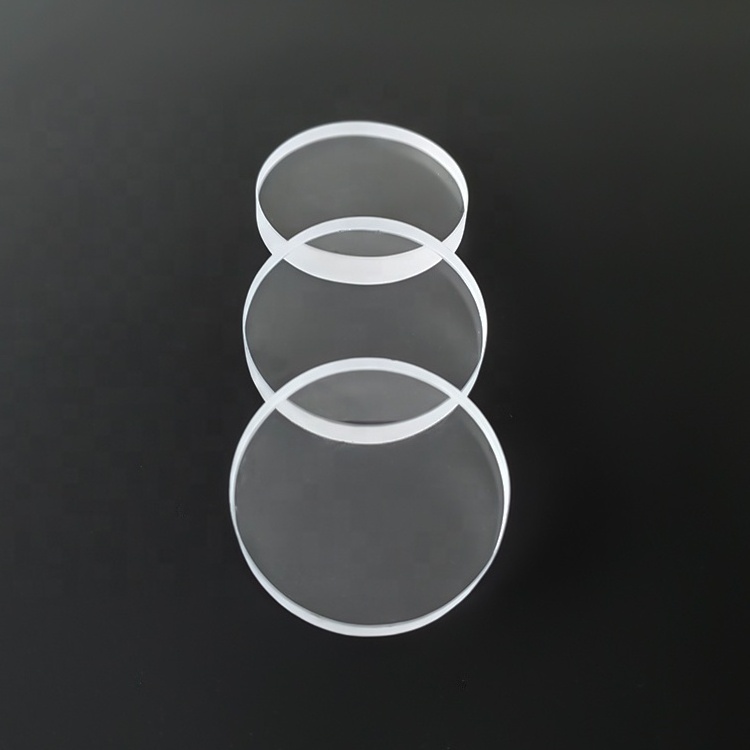 Customized Tempered Borosilicate 3.3 Round Sight Glass Plate Opaque Toughened Telescope Mirror Blanks Borosilicate Glass