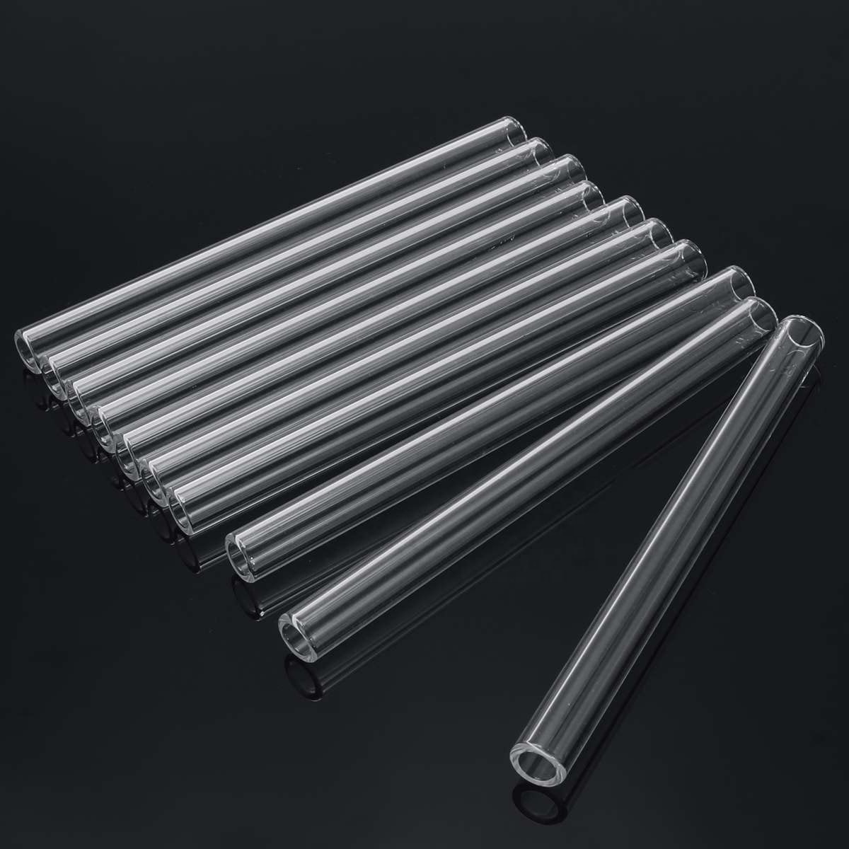 Clear Pharmaceutical Heat Resistant High Borosilicate Square Quartz Tube Pipe