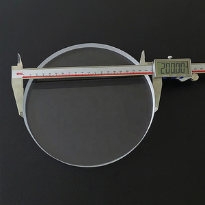 High Purity 200-300mm Round Transparent Quartz Glass Disc Heat Resistant JGS2 Optical Quartz Sight Glass