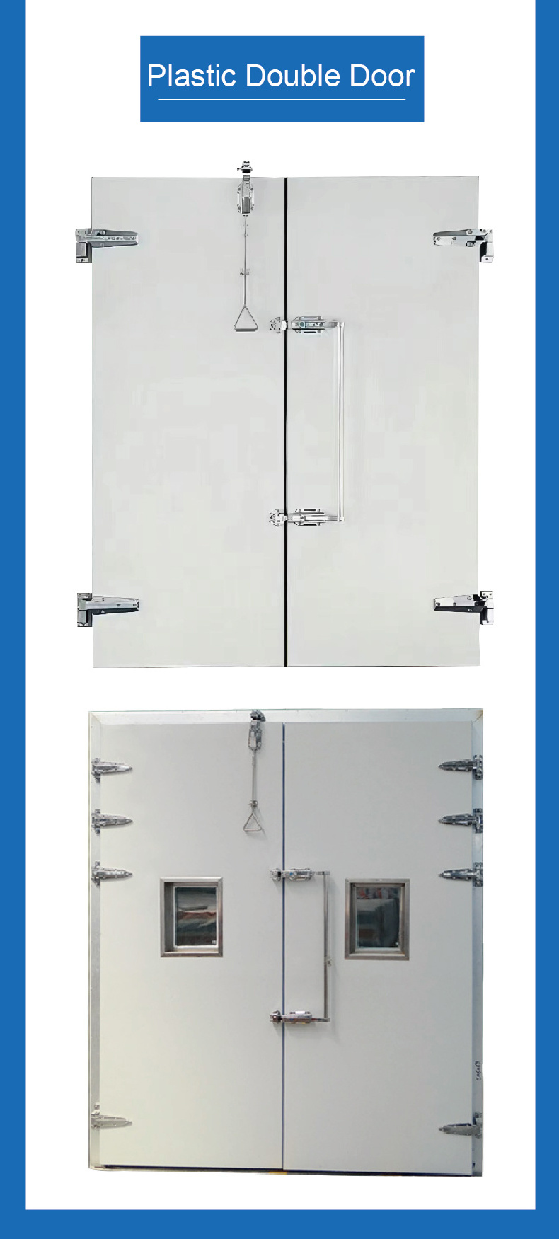 Commercial refrigerated rooms for storing goods - Cold storage doors