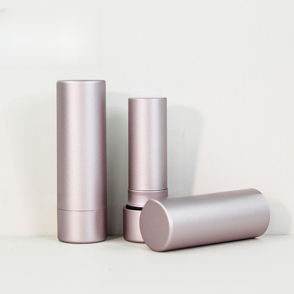 2023 Christmas Celebration Luxury Aluminum Lip Balm Container Red Metal Custom Lipstick Tube Lip Stick Case