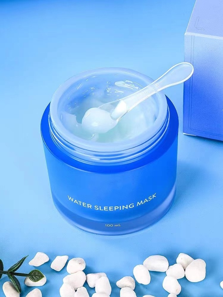 LAN Water Sleeping Mask Visibly Brighten Boost Hydration Squalane Sleep Biome With OEM ODM Private Label GIGE