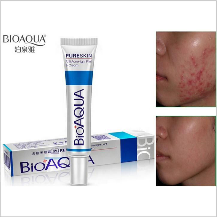 BIO AQUA Light Print Scars Removal Face Cream Whitening Facial Moisturizing Cream Acne Treatment Cream