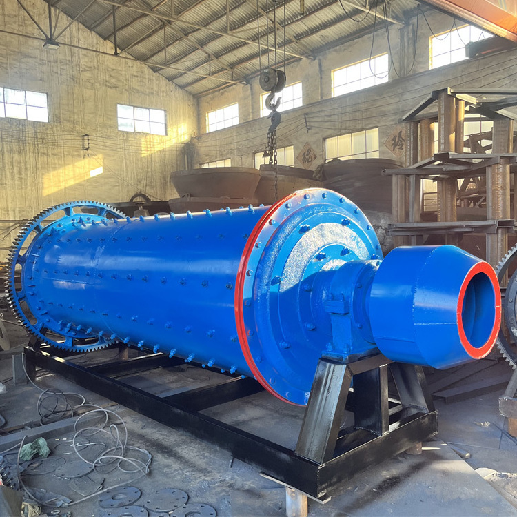 steel slag overflow wet ball mill large mineral processing machine