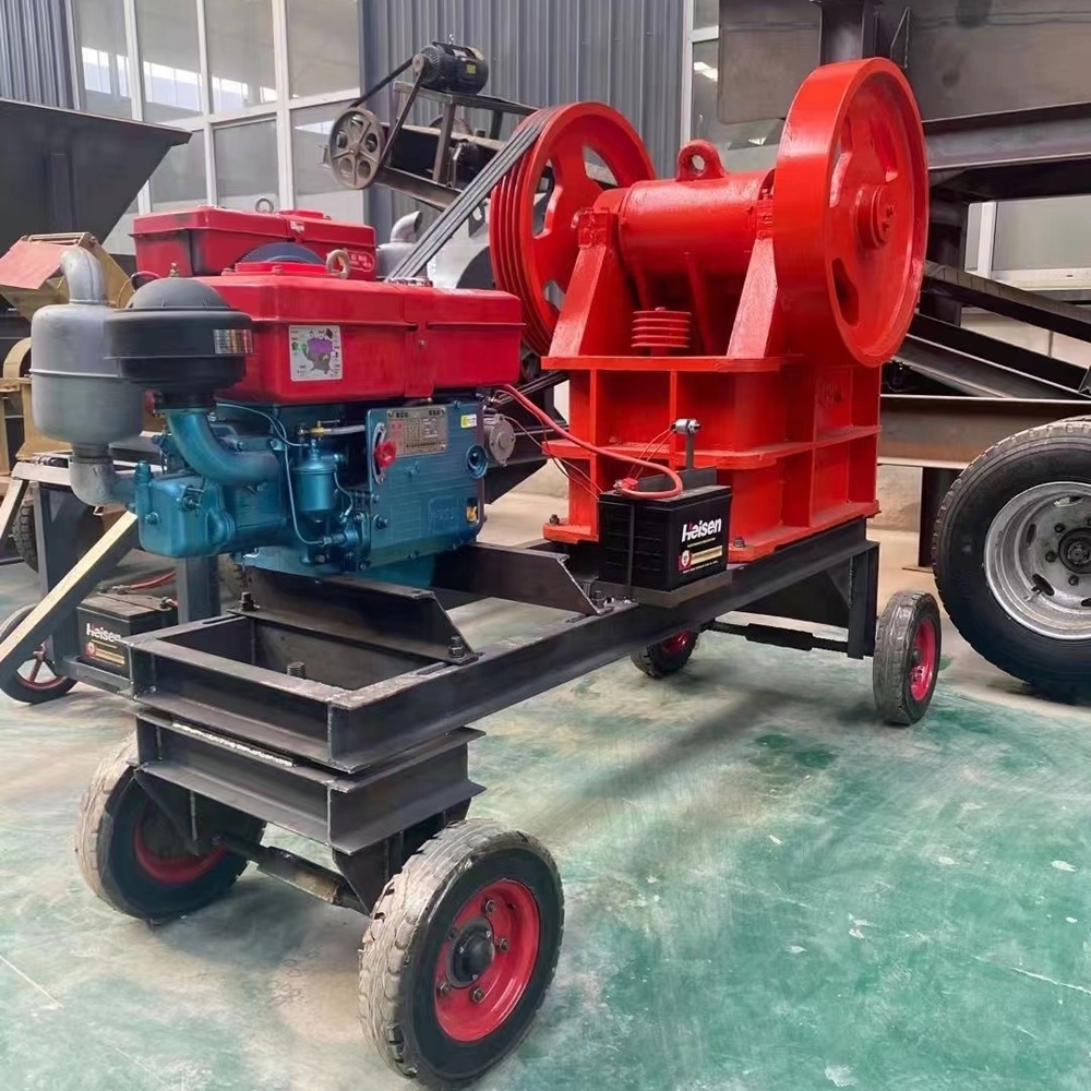 primary mini and small stone rock crusher portable mobile jaw crusher