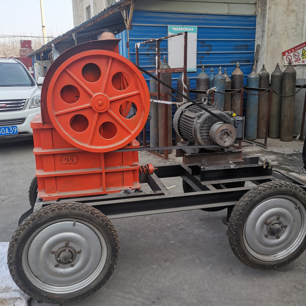 primary mini and small stone rock crusher portable mobile jaw crusher