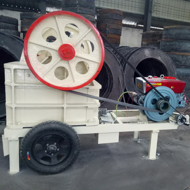 primary mini and small stone rock crusher portable mobile jaw crusher