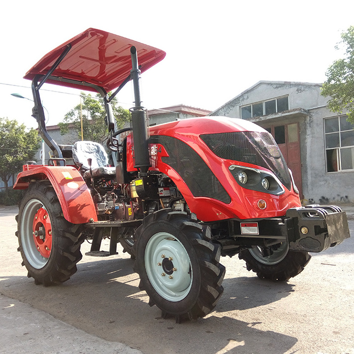 China Compact Tractors Small Horsepower 25HP Farm Tractor Small Garden Tractor With Cultivator Rotary Tiller In Ghana