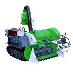 Agriculture Mini 4LZ-1.0 Rice Wheat Combine Harvester Small Grain Combine Harvester Mini Combine Harvester In Sri Lanka