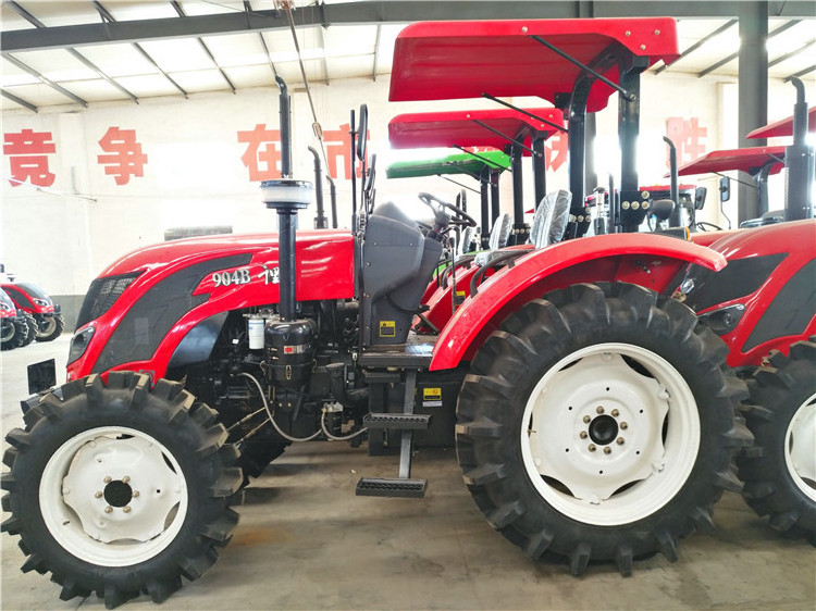 Agriculture Machine 90hp 4wd Wheeled Farm Tractor QLN904 For Sale