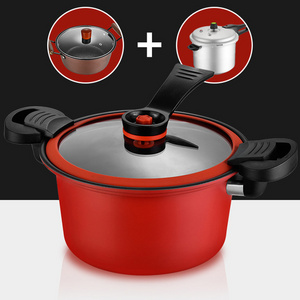 2023 Hot Trends Vacuum Stew Soup & Stock Pots With Lid Lock Stainless Steel Low Pressure Cooker