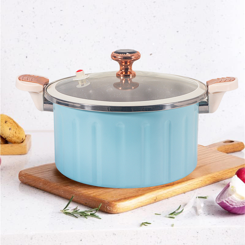 Multifunctional Pressure Cooker Cast Iron Cookware stainless steel Stew Pot low Pressure Cooker