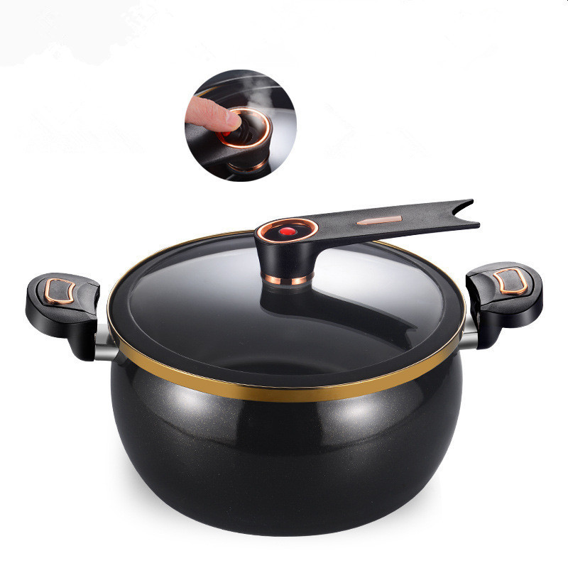 High Quality Micro Pressure Cooker 28cm Soup Wok Non-stick Totipotent Pot