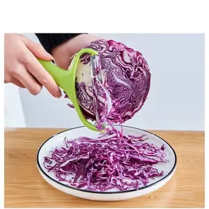 Large Green   Cabbage Slicer New Wide Mouth Fruit Peeling Knife Cool Kitchen Gadgets and Accessories Vegetable Slicer