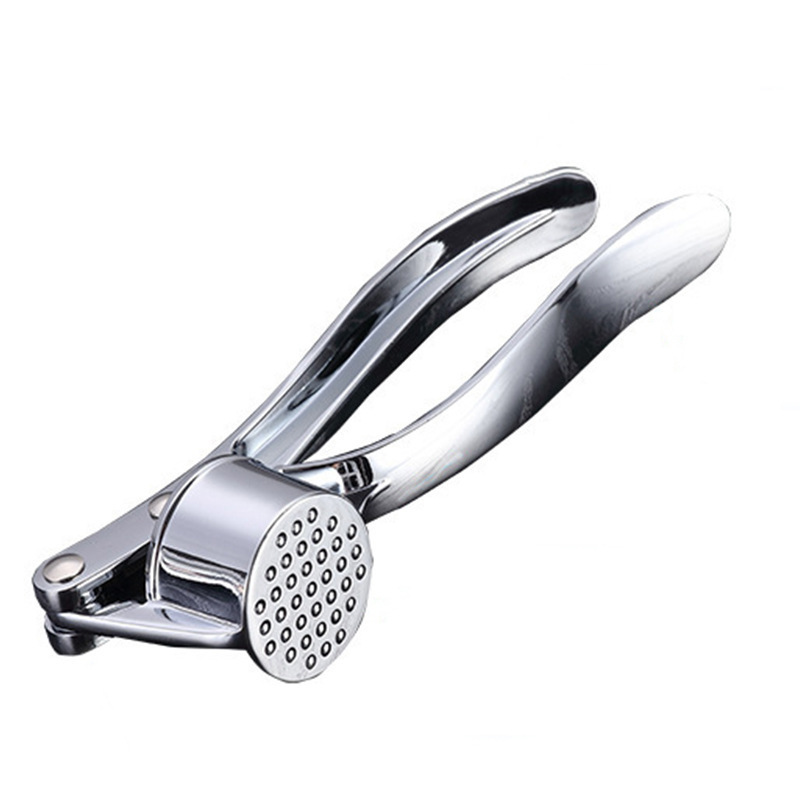 Garlic Press Mincer Ginger Crusher Peeler Squeezer Heavy Duty Zinc Alloy Garlic Presser Chopper Professional Safe Easy to Clean