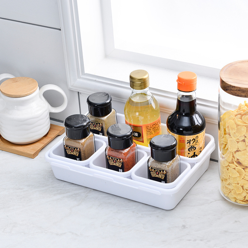 Plastic Pp Debris Drawer Storage Box Freely Combined Small Objects Desktop Storage Box For Kitchen And Home Tools Storage