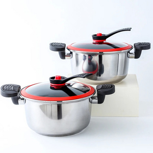 Multifunctional Stainless Steel Micro-pressure Cooker Household Large-capacity Soup Pot Pressure Non-stick Pan