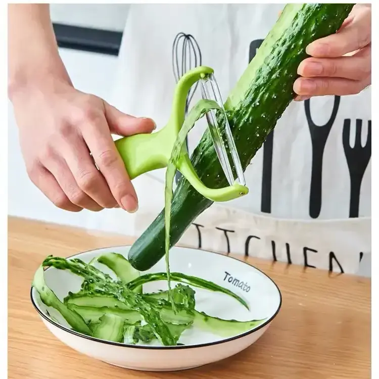 Large Green   Cabbage Slicer New Wide Mouth Fruit Peeling Knife Cool Kitchen Gadgets and Accessories Vegetable Slicer