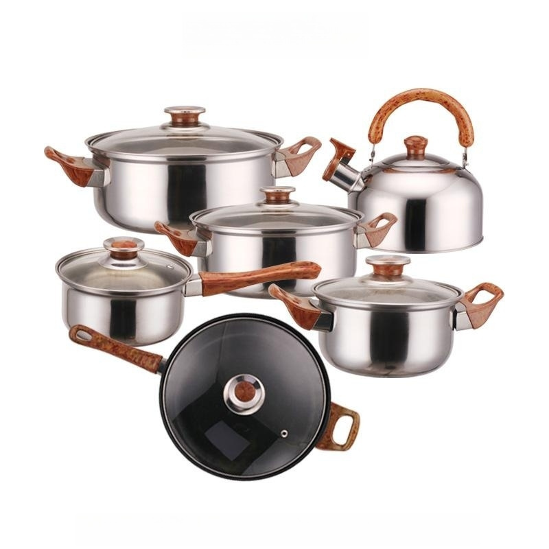 Cookware Pot Sets 10 Pcs Steel Cookware Set Kitchen Wear Cookware Set Cooking Pots