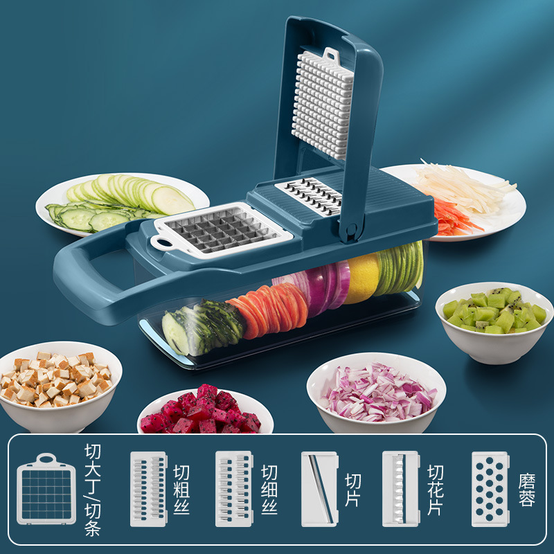 kitchen 12in 1 Multifunctional Food Chopper Vegetable Slicer Dicer Cutter Veggie Pro Onion Chopper Carrot and Garlic Chopper