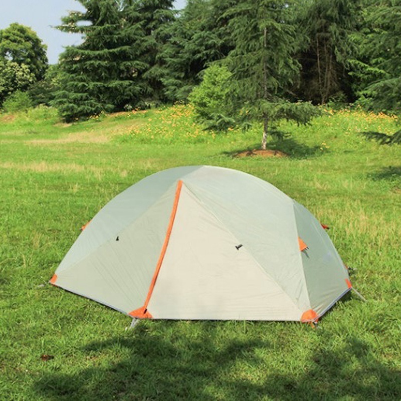 2-3 Person Travel Dome House Hiking Outdoor Camp Tent for Camper Camping Sleep Equipment with double layer/Aluminum alloy pole