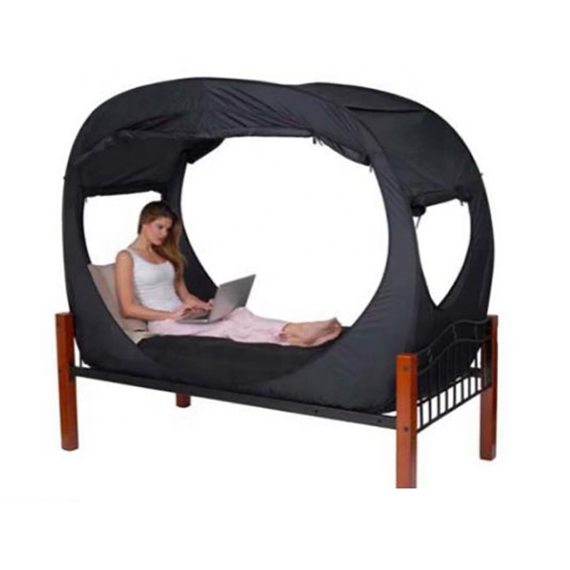 Portable Adult Indoor Twin Bed Tent Privacy Pop Up Bed Tent