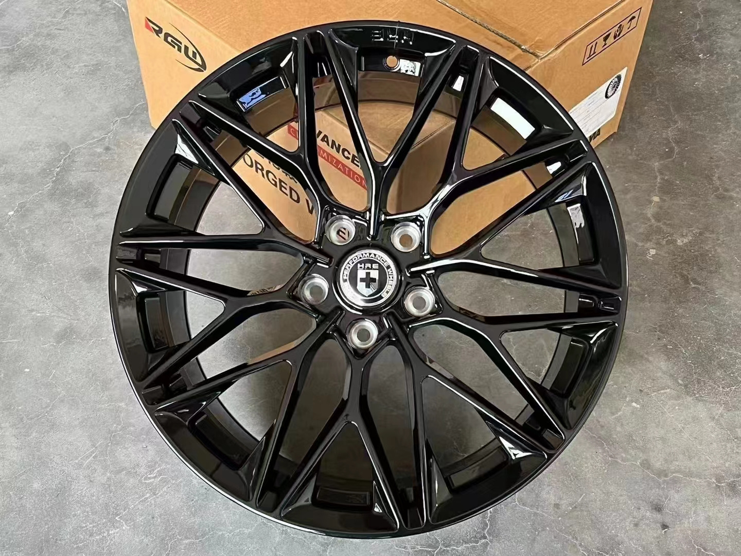 Custom Size Lixiangf Wheel 18 19 21 22 5x112 5x114.3 5x120 Wheel Customized 22 Inch Black Rims 5x120 for Li L8