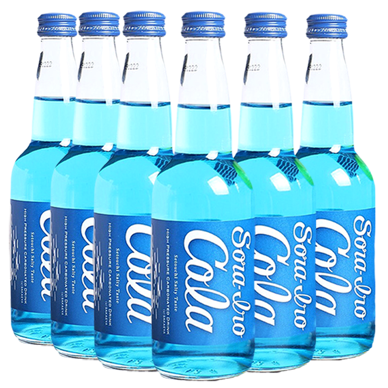 Wholesale Japan Saito Iro cola 330ml  Blue seasalt Cocas Cola Carbonated Soft Exotic Drinks