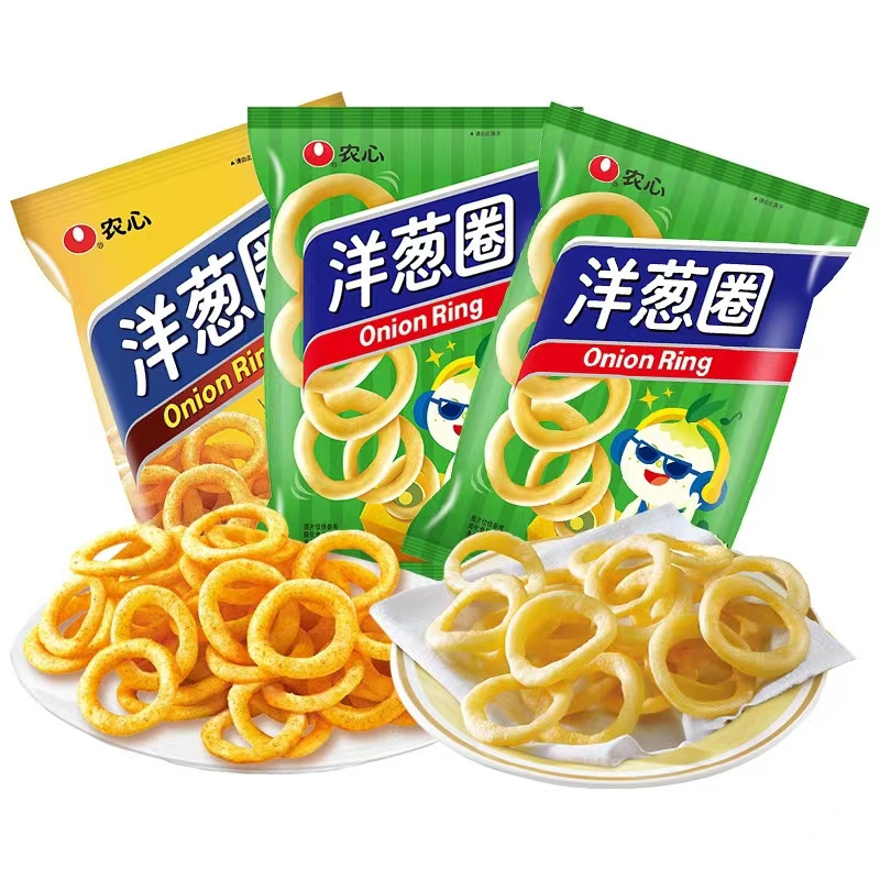 40g original flavor Korean Nongshim onion rings snack potato chips puffed food