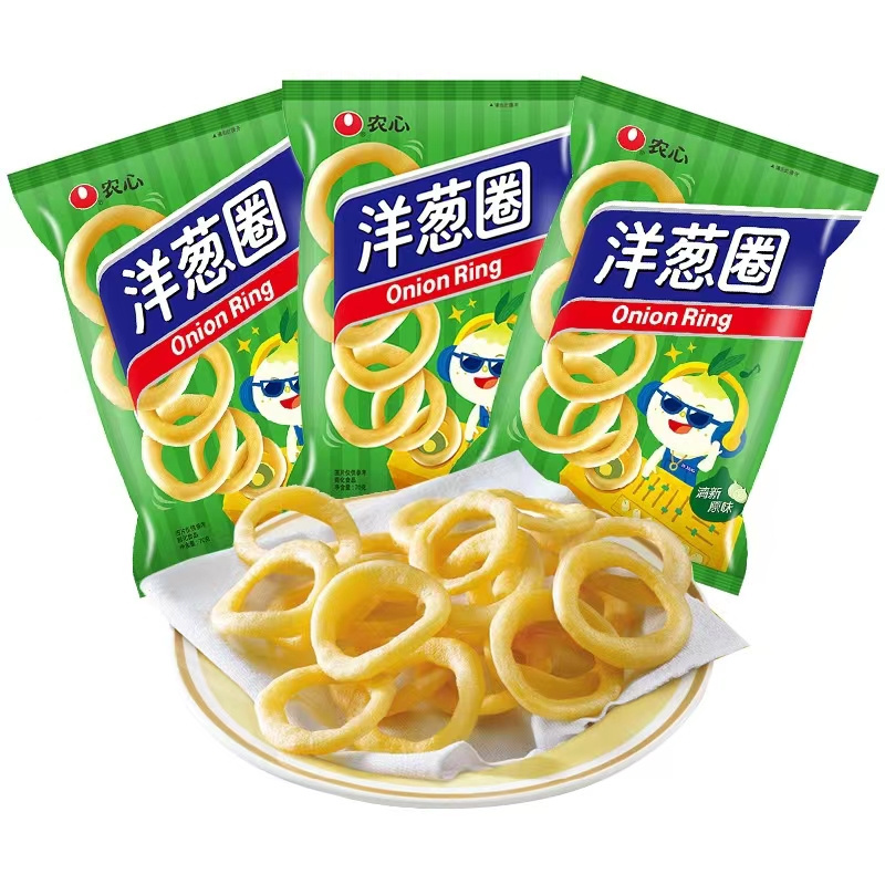 40g original flavor Korean Nongshim onion rings snack potato chips puffed food