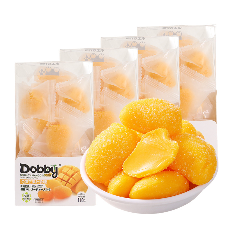 Wholesale China Hot Selling Gummy 100g-110g Mango Juice Duobi Gummy Sweet Candy