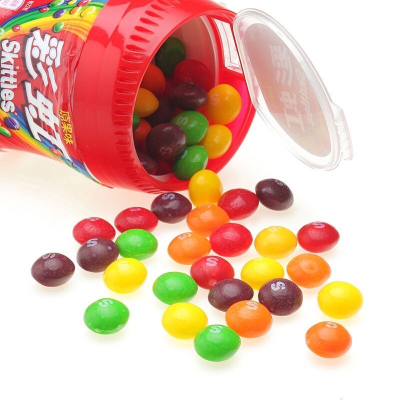 The Hottest Selling120g Christmas Exotic Candy Bulk Halal Pop Sweet Skittle Candy