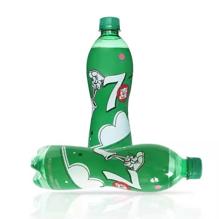 600ml chinese soft lemon drink  calypso 7up soft drink  carbonated soft drinks