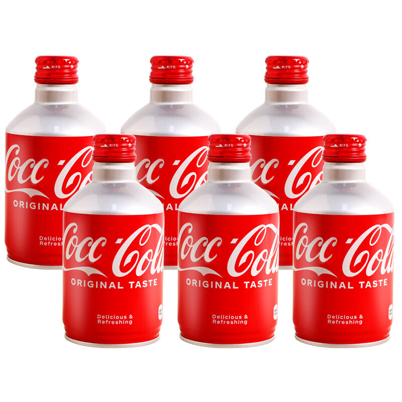 Japan Imported Original Coca Drinks 300ML Cola Collection Edition Bottled Cola Carbonated Soft Drink Wholesale Beverage