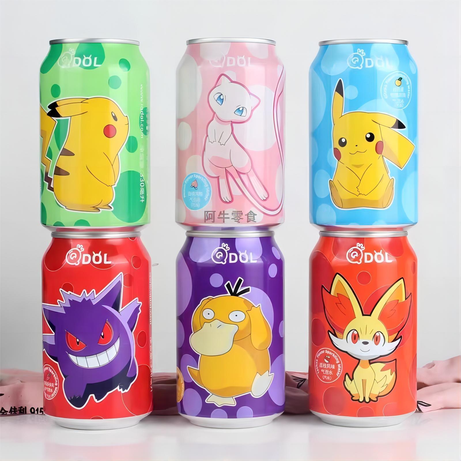 Wholesale Hot QDOL Sale Sea Salt Cheese Flavored Canned Soft Drink 330ml Carbonated Drinks ramune