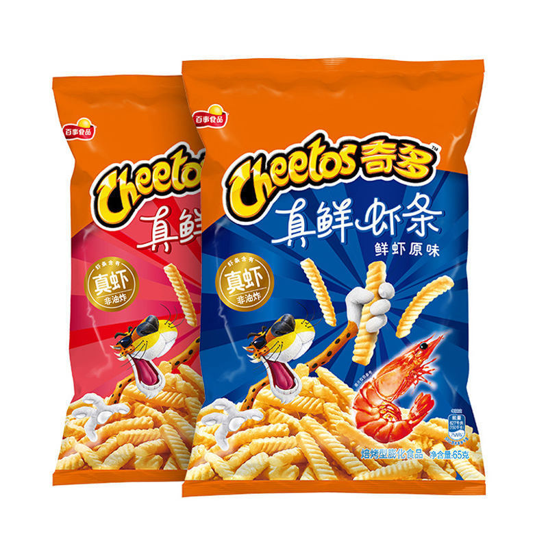 Cheetoos Shrimp Cracker 65g Original & Sweet Chiliwholesale price exotic chips  Snacks chips ahoy