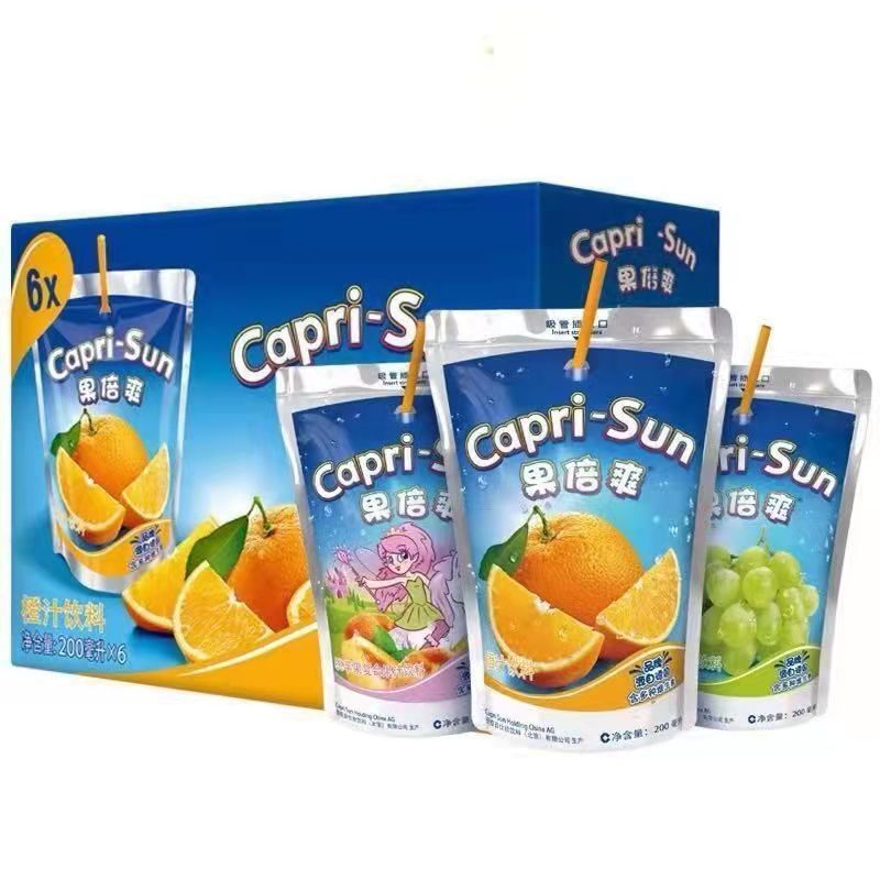 Capri-Suns Orange Juice Drinks