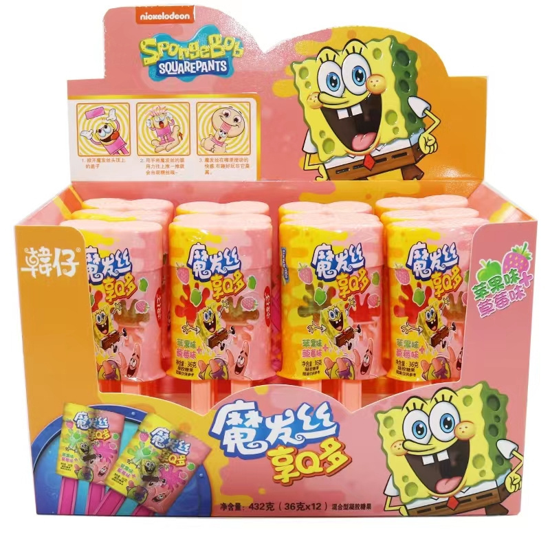 Magic Magic hair cute hair children's snack fruit candy