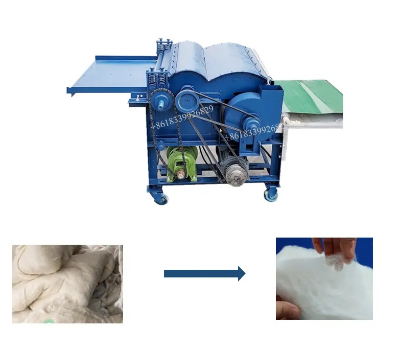 textile waste recycling cotton fiber opening open end spinning machine with competitive price