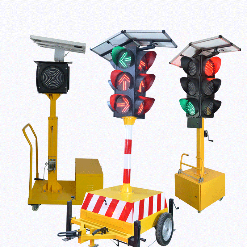 Screen street round red and green changing device portable solar  railway  xsle 120mm  for kids traffic signal lights led