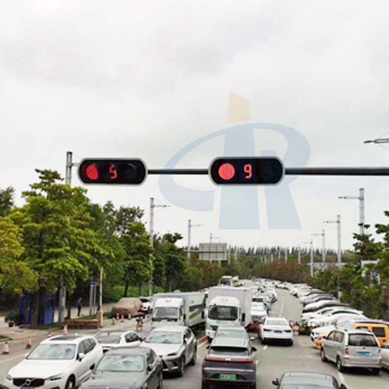 Screen street round red and green changing device portable solar  railway  xsle 120mm  for kids traffic signal lights led