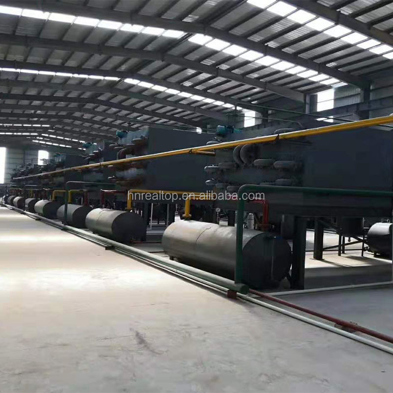 Continuous waste tire oil pyrolysis plant for sale