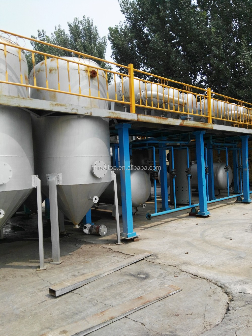 Mobile used tire pyrolysis plant for sale rubber tyre to fuel pyrolysis machines