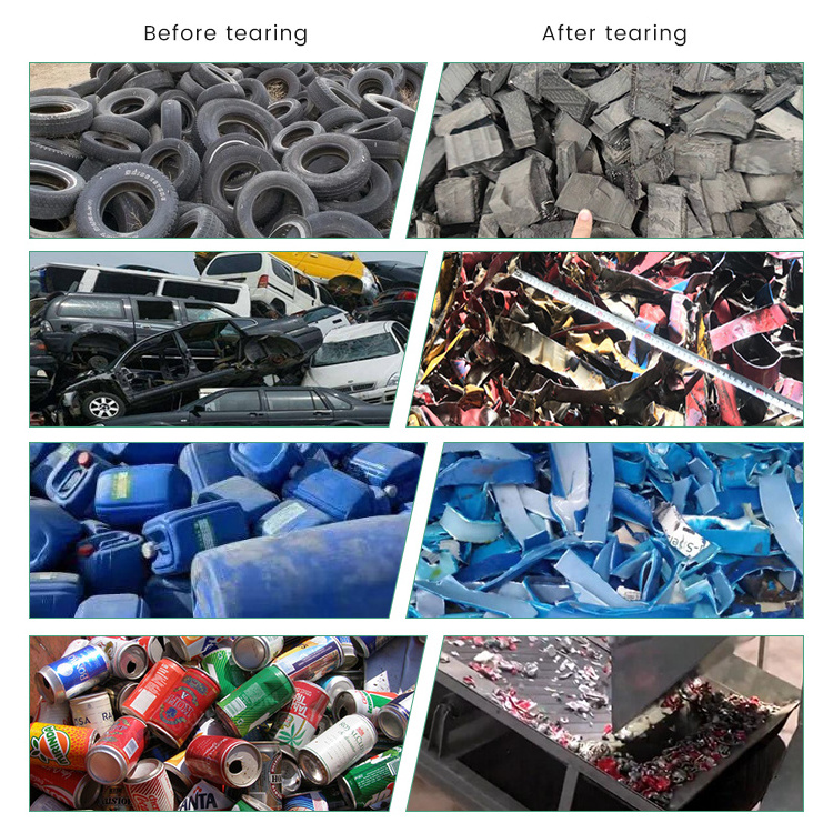 Waste Tire Shredder Line For Sale | Rubber Shredding Machines Prices Waste Tire Powder Recycling Shredder Machine