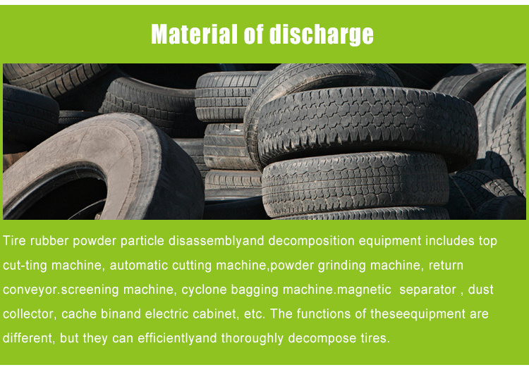 Factory Supply Automatic Used Tyre Recycling Machine Waste Tyre Recycling Plant To Rubber