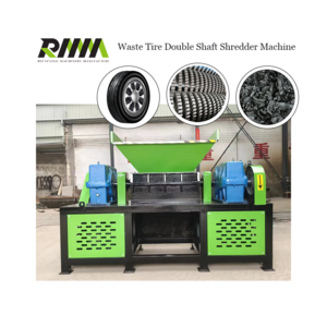 Waste Tire Shredder Line For Sale | Rubber Shredding Machines Prices Waste Tire Powder Recycling Shredder Machine