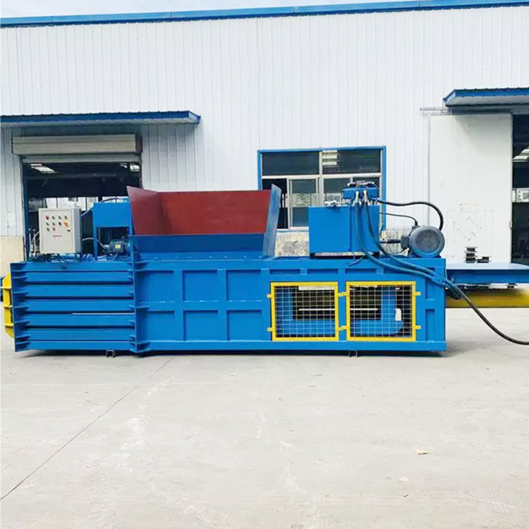 Recycling baler machine waste carton papers cardboard pressing baling machine